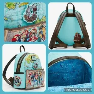 Loungefly | Bags | Loungefly One Piece Luffy Crew Map Mini  display picture 1